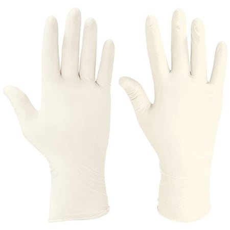 Bsc Preferred Disposable Gloves, 5 mil Palm, Latex, L, 100 PK, White BUY00441577